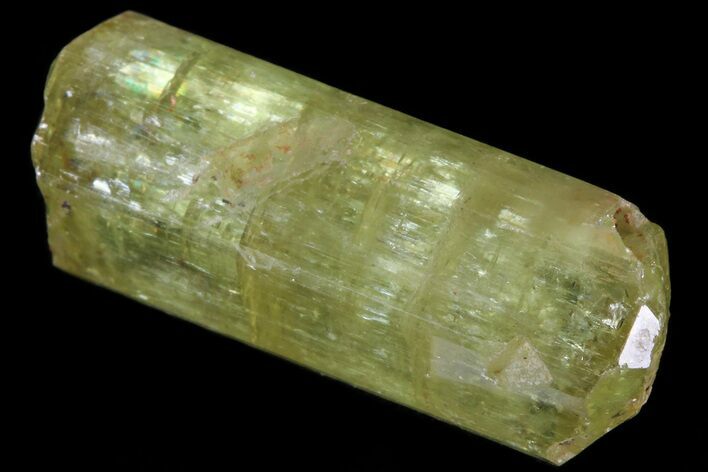 Lustrous Yellow Apatite Crystal - Morocco #82487